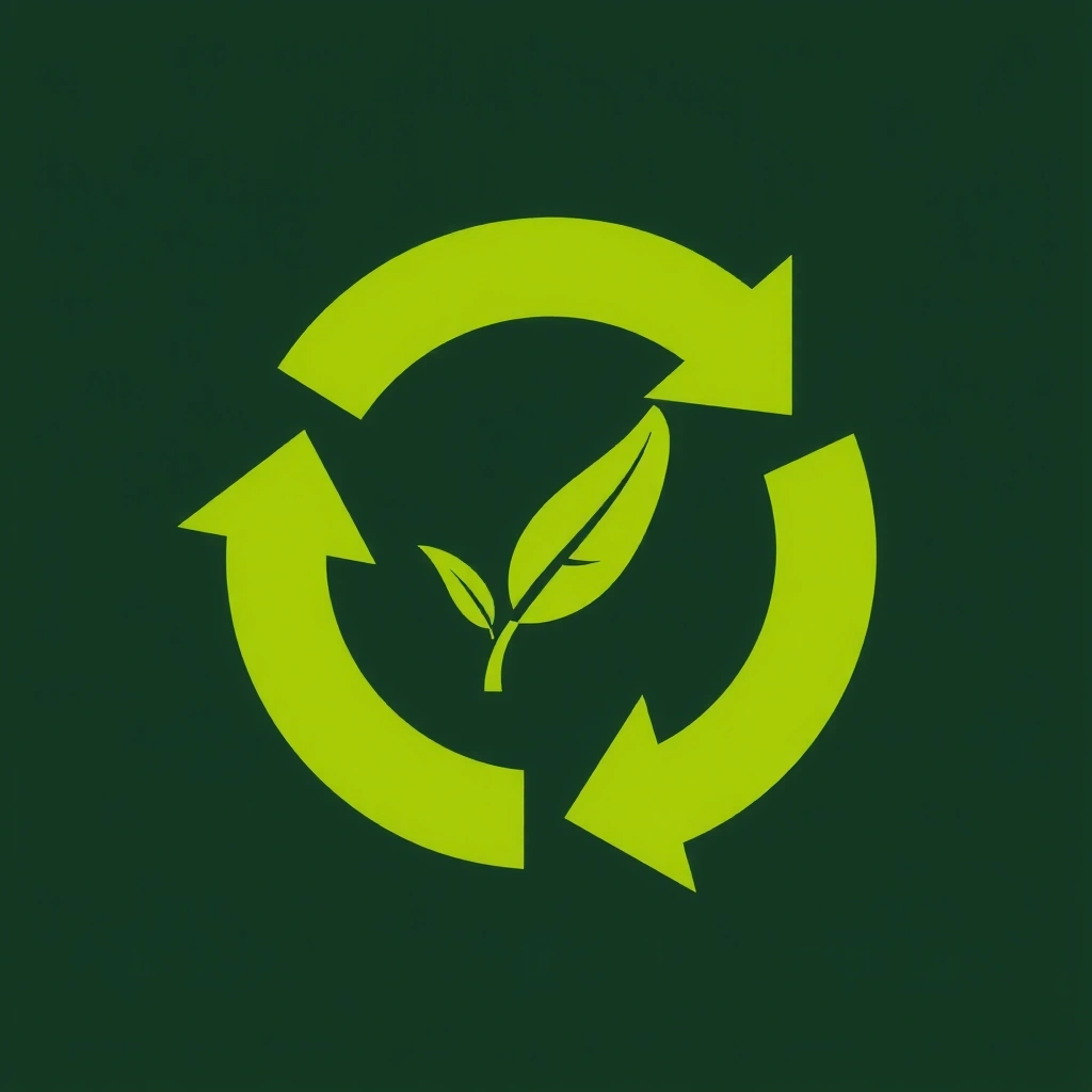 Eco-friendly leaf icon